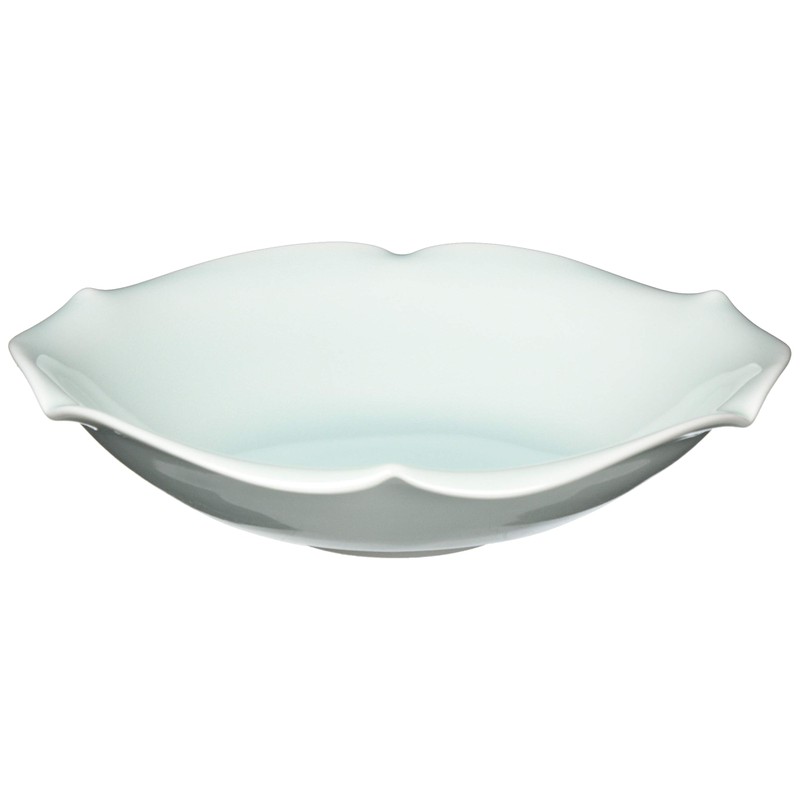 Nishiki Pottery Hasami Ware 11440 Cyan Round Confectionery Pot (with
