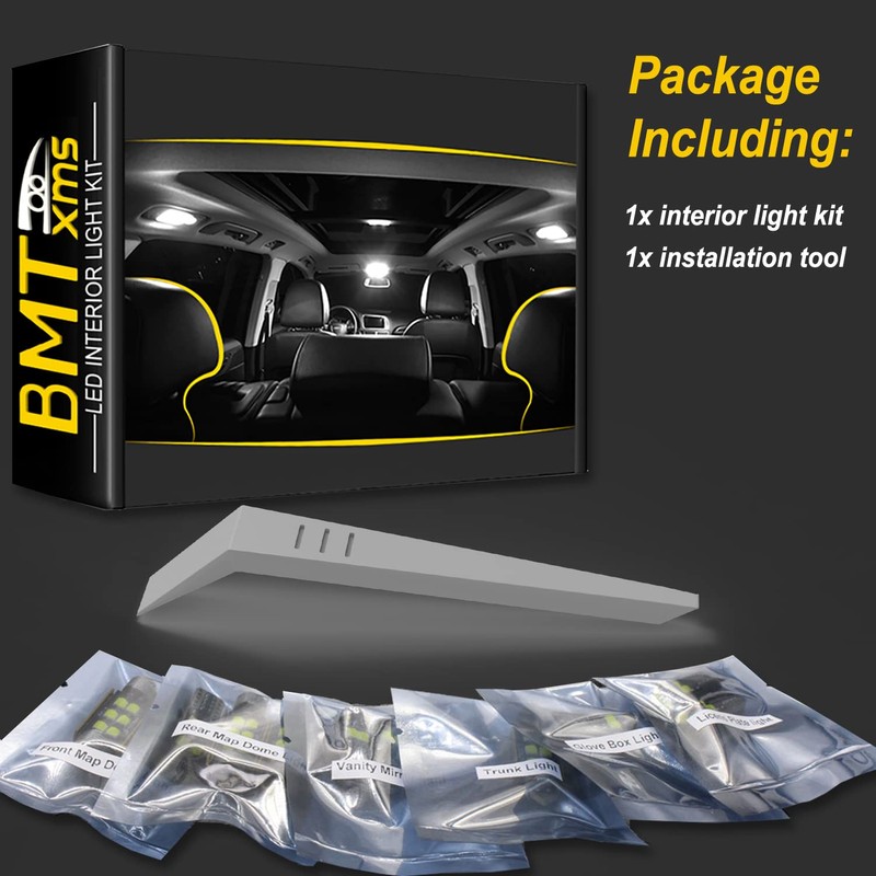 BMT xms 15 Piece LED Interior Light Kit for Toyota