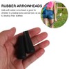 BESPORTBLE Soft Rubber Arrowheads 6 mm Archery Hunting Game Practice