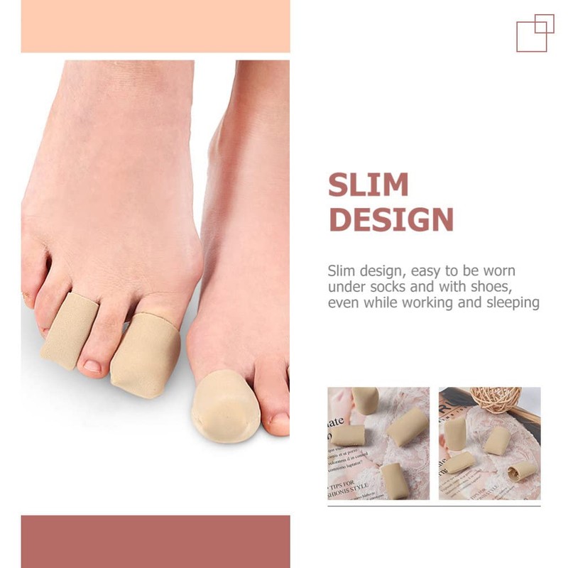 FOMIYES 2pcs Toe Scuffs Toe Caps Toe Finger Protector Gelt