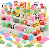 70Pcs Animal Erasers for Kids Desk Pets, 3D Take Apart