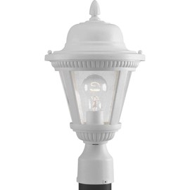 Progress Lighting P5445-30 Westport Outdoor, 9-Inch Diameter x 16-1/4-Inch Height, White
