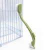 Bird Cage Cleaning Brush,Two Brush Heads,Long-Handled Tool for Cleaning Parrot