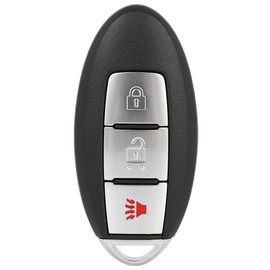 Keyless Entry Remote Car Key Fob Fits for 2017 for Nissan for Titan 5.6L 2017 for Nissan for Titan XD 5.6L 2016-2017 for Nissan for Pathfinder 3.5L 1 PC 3 Buttons 433 Mhz