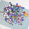 Pynmovn 100pcs Snake Eyes Glass Cabochons for DIY Jewelry Making