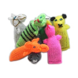 Barn Yarn Hand Knit Wool Cat Toy, Stuffed with Organic Catnip