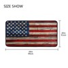 Naanle 4th of July Kitchen Floor Mat Wooden American Flag