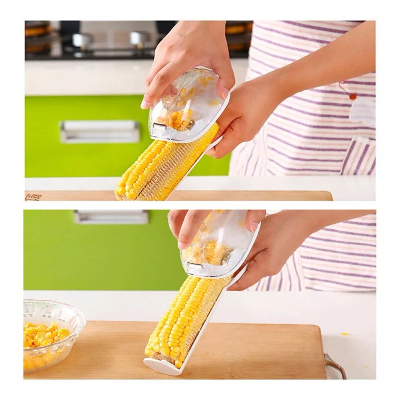 Magic Corn Cortador De Elote Maiz Rallador Pelador Mazorca Cocina