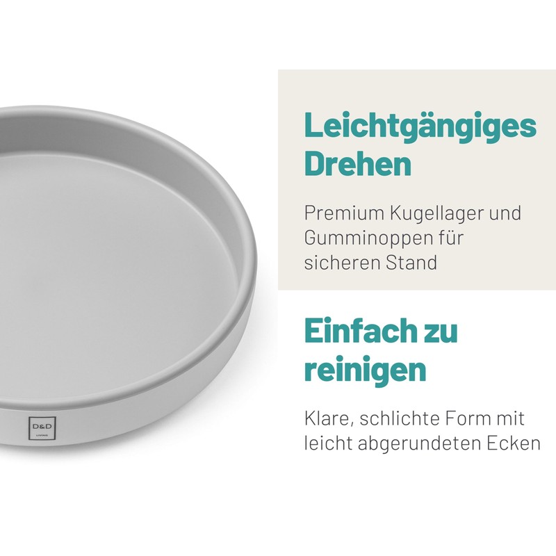 D&D Living® Rotating Plate Diameter 25 cm - Kitchen &