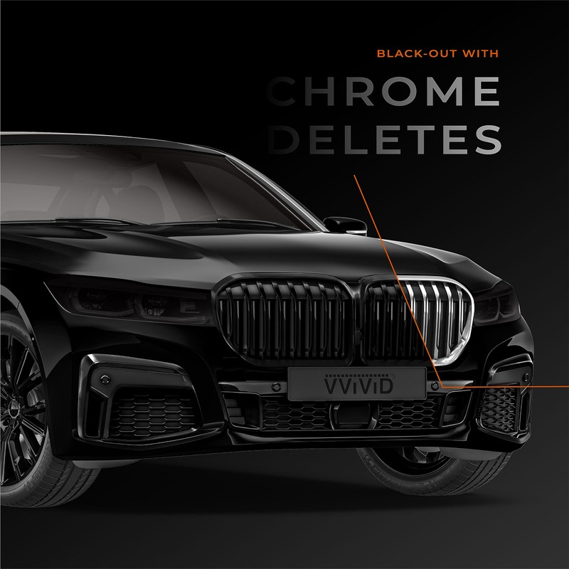 VViViD+ Satin Black Vinyl Detailing Pinstriping Trim Tape 1” x