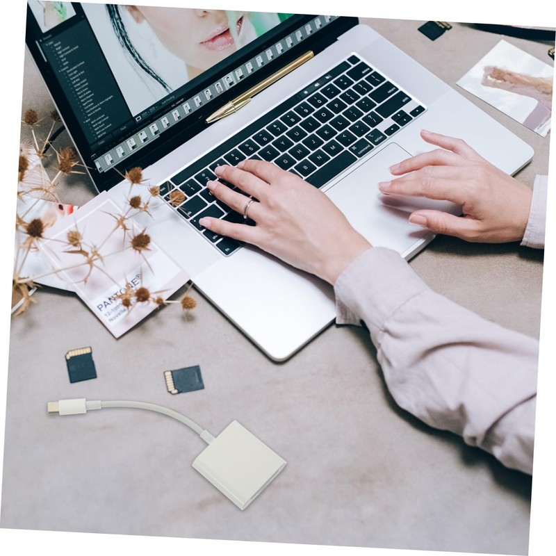 KICHOUSE USB-c Card Reader Adapter for and Memory Cards Compact