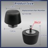 4Pcs Black Rubber Bumper Cushion Hood Bump Stop Fit for