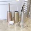 A'sTool Stainless Steel Toilet Brush Holder Gold Silver (Silver)
