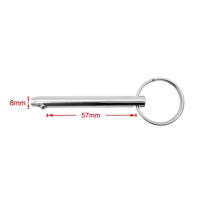 Amadget 4 Pack 316 Stainless Steel Quick Release Pin, Diameter