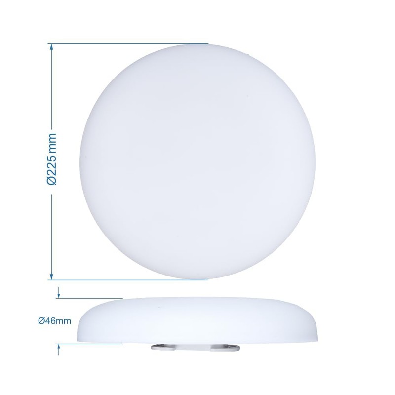 ROTHER Frameless LED Ceiling Light 36W – Round Surface Mounted