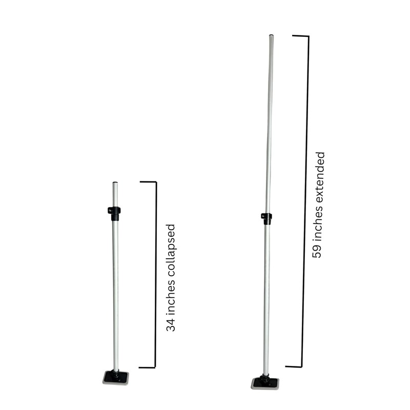 Vico Marine Boat Cover Support Pole System – Adjustable 34–59