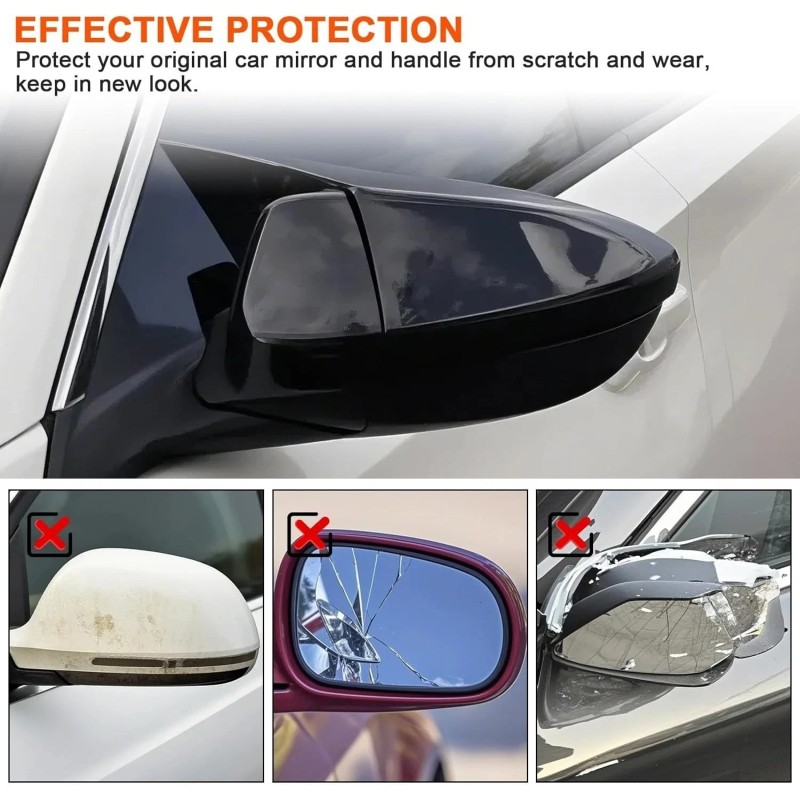 Geartronics FOR 2018-2022 ACCORD M STYLE GLOSS BLACK SIDE MIRROR