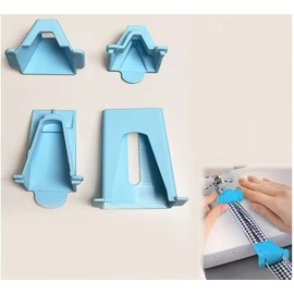 YICBOR Jelly Roll Fabric Tube Maker, 4Pcs Quilting Tools Set, Bias Tape Maker Kit for DIY Sewing and Fabric Roll Rug