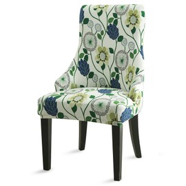 Liykimt Stretch Wingback Side Chair Slipcover-Accent Chair Cover Slipcover with Arm,Washable Upholstered Arm Dining Chair with Nailed Trim Protector for Dining Living Room