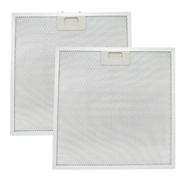 2 Pcs WB02X27207 Range Hood Grease Filter Mesh Fit for GE JVX5300BJ1TS JVX5300DJ1WW JVX5300EJ1ES JVX5300SJ2SS JVX5305DJ2BB JVX5300DJ1BB, Replace 4463981 AP6039217 PS11771771 EAP11771771