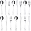 15Pcs Kids Silverware Set 410 Stainless Steel Kids Fork Spoon