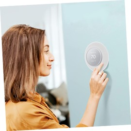 LALAFINA Thermostat Wall Plate Cover for Nest Thermostat Elegant Design Wall Mount Accessory to Hide Imperfections for Home Interior Decor