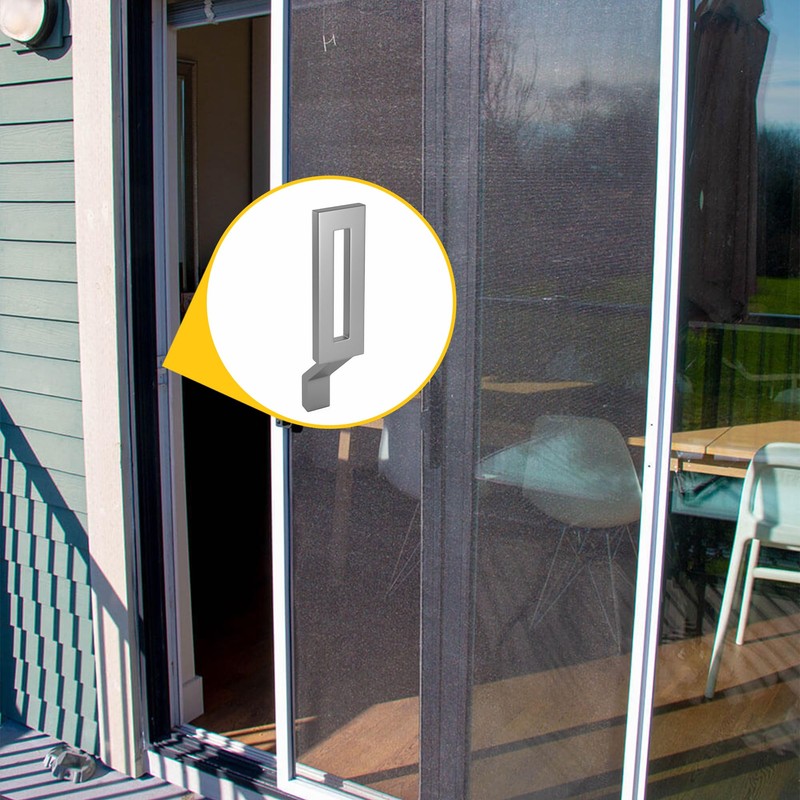 BRIXWELL Door Handle Keeper for Patio, Sliding, and Screen Doors,