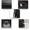 Fipilock FL-V1 Men Zipper Leather Wallet Smart Fingerprint Security Anti