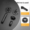 Home TZH 1/2" Pipe Shelf Bracket，Wall Mounted Floating Shelf Bracket,