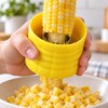 Corn Stripper for Easy Kernel Removal – Yellow Manual Cob