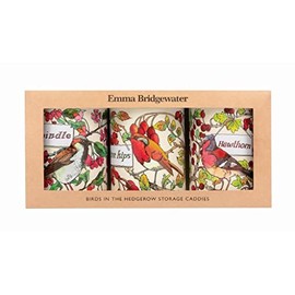 Elite Gift Boxes Emma Bridgewater - Birds in Hedgerow set of 3 round caddies 330 x 120 x 160mm