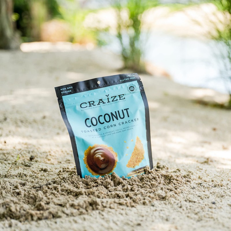 Craize Coconut Crisps | Gluten Free, Vegan, Kosher, Toasted Corn