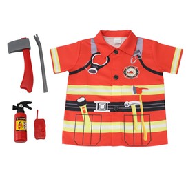 monoii Toy Pretend Play, Firefighter Cosplay, Children's Costume, Kids Costume, Halloween, Small