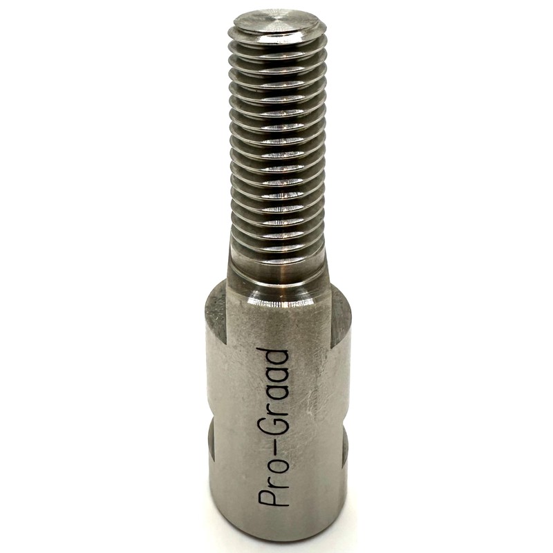 Pro-Graad 3-1/2" Stainless Angle Grinder Arbor Extension, 1-1/2” Thread Length,