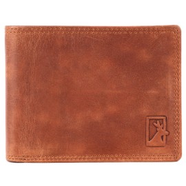 Leather Wallet with RFID Protection, Wallet with Protected Card Slots, Made of High-Quality Leather, with Coin Compartment and Credit Card Protection, light brown, Classic