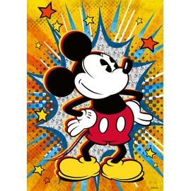 Ravensburger 12000472 - Rompecabezas Retro Mickey de 1000 Piezas para Adultos, Cada Pieza es única, la tecnología Softclick Significa Que Las Piezas  