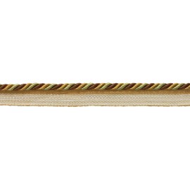 12 Yard Value Pack Small Brown Gold Baroque Collection 3/16 Cord with Lip Style # 0316BL Color: GOLDEN CHESTNUT – 5207 (36 FF/11 Metres)