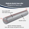 OPTP Silver AXIS Foam Roller, Moderate Density for Sports Medicine,