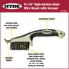 Hyde Tools 46835 Ergo Wire Brush, 3-1/4"