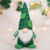 2Pcs Faceless Gnome Plush Doll St. Patrick's Day Green Clover