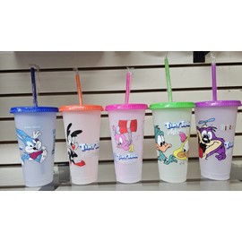 no TINY TOONS Vaso SABRIMAGICOS Plastic change color  With Cold Water Like In 90s