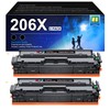 206X Black Toner Cartridge (with Chip) Replacement for HP 206X