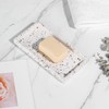 Luxspire Bathroom Vanity Tray, 8 x 4 inch Resin Kitchen