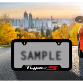 ACURA ZDX Type S License Plate Frame - UV Printed ON Plastic