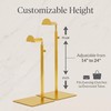 3 Pack Gold Purse Stand, Adjustable Handbag Display Stand with
