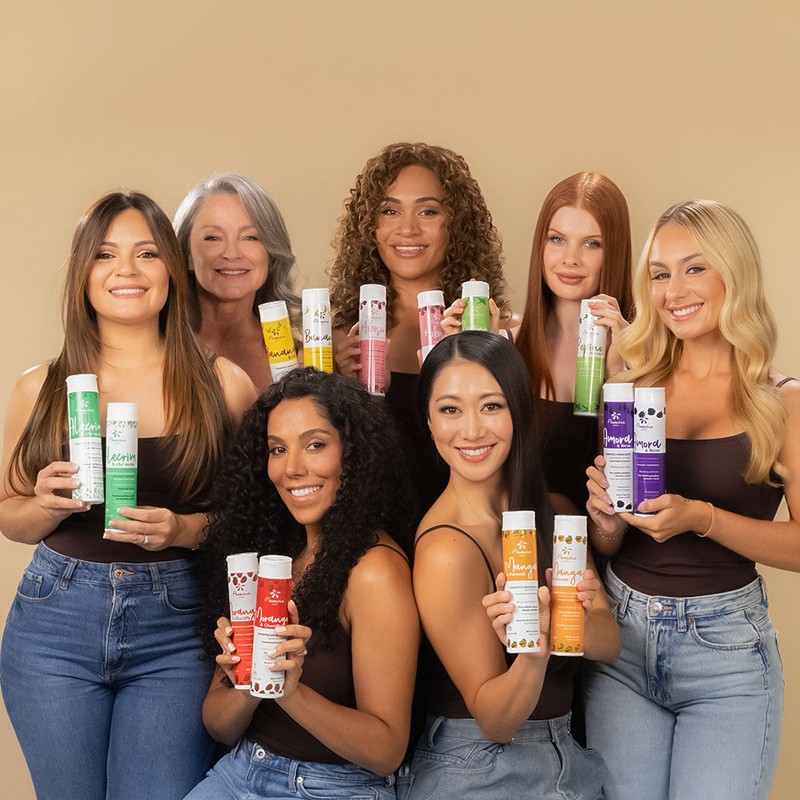 Floractive Hibiscus & Coconut Water Repair for Curly Hair Shampoo