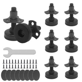skyzntn Heavy Duty Furniture Levelers 3/8''-16 Thread w/T-Nut Kit，Adjustable Leveling Feet Furniture Levelers Table Feet Heavy Duty Leg Levelers，for Cabinets Sofa Tables Chairs,Support 1320LBs,8 Pack