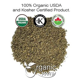 Organic Way Mullein Leaf Powder (Verbascum thapsus) - European Wild-Harvest | Organic & Kosher Certified | Vegan, Non GMO & Gluten Free | USDA Certified | Origin - Albania (2 Ounce (Pack of 1)