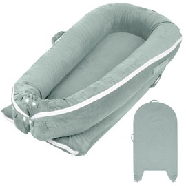 Graeame Nest Lounger Cover - Ultra Soft Corduroy Cotton Replacement Compatible with Dockatot Deluxe + Docks | Hypoallergenic & Breathable | Machine Washable | Premium Protection (Cover Only) Sage