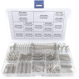 Compression Springs NEWST Spring Assortment Kit | Stainless Steel Springs | 17 Different Sizes 148 Piece Spring Assortment With Case